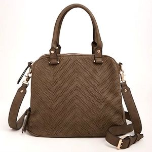 Torrid woven chevron satchel handbag 👜 purse